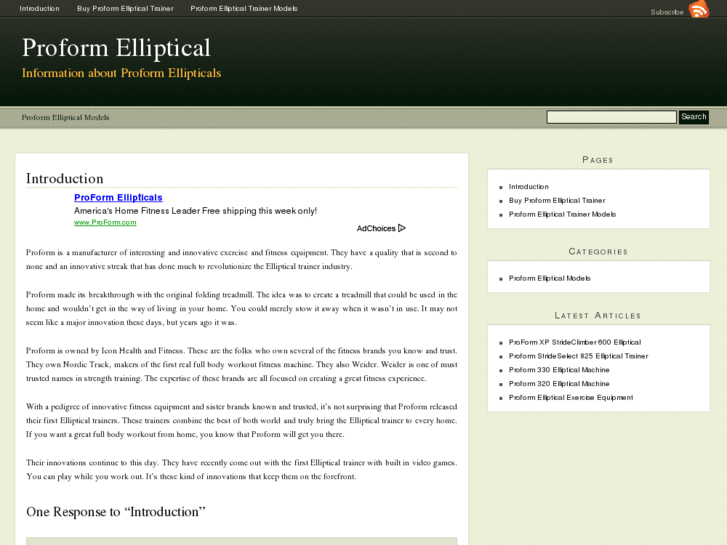 www.proformelliptical.info