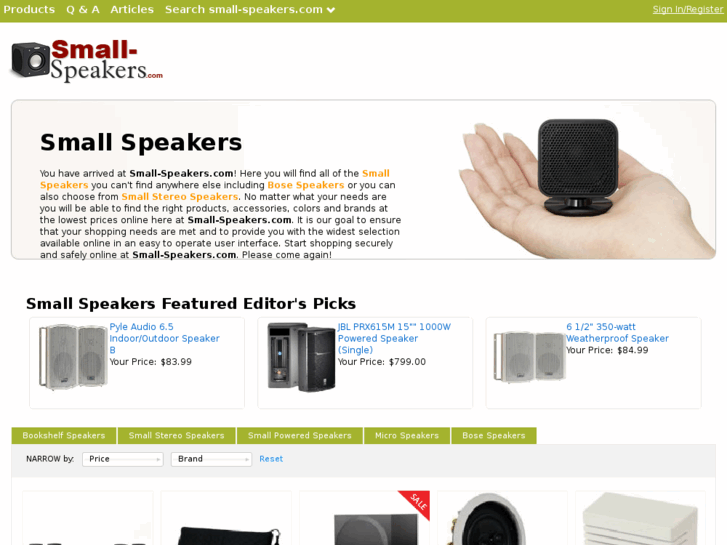 www.small-speakers.com