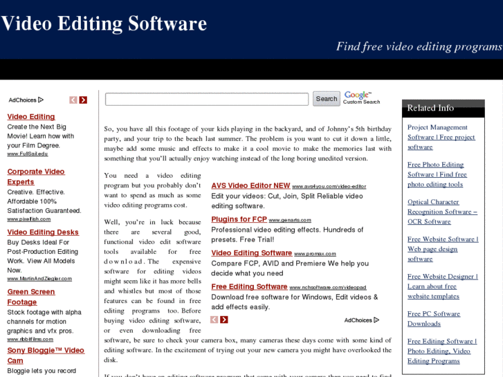 www.videoeditingsoftwarefree.net