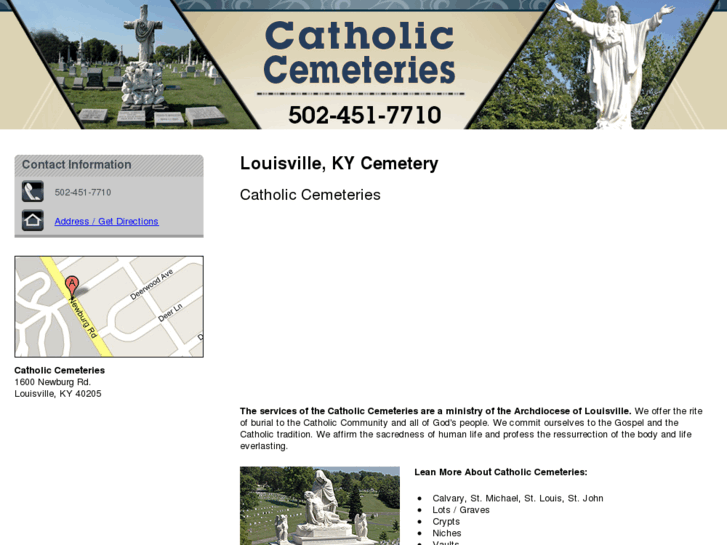 www.catholiccemeteriesky.com