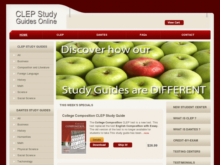 www.clepstudyguidesonline.com