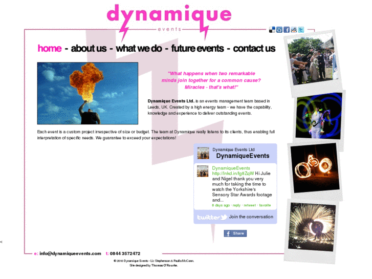 www.dynamiqueevents.com