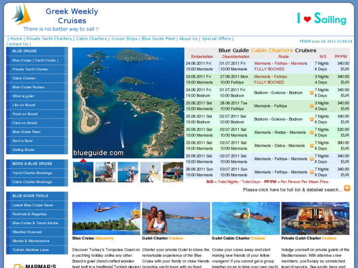 www.greekweeklycruises.com