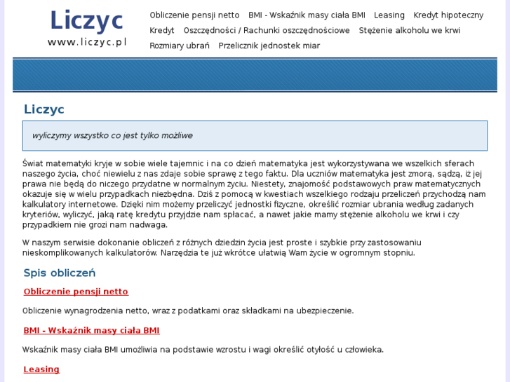 www.liczyc.pl