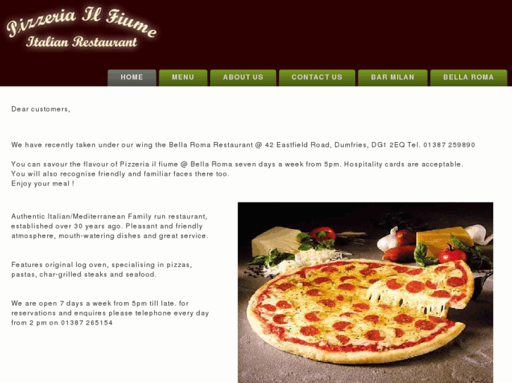 www.pizzeriailfiume.com