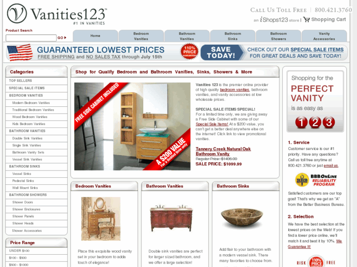 www.vanities123.com