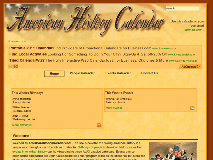 www.americanhistorycalendar.com