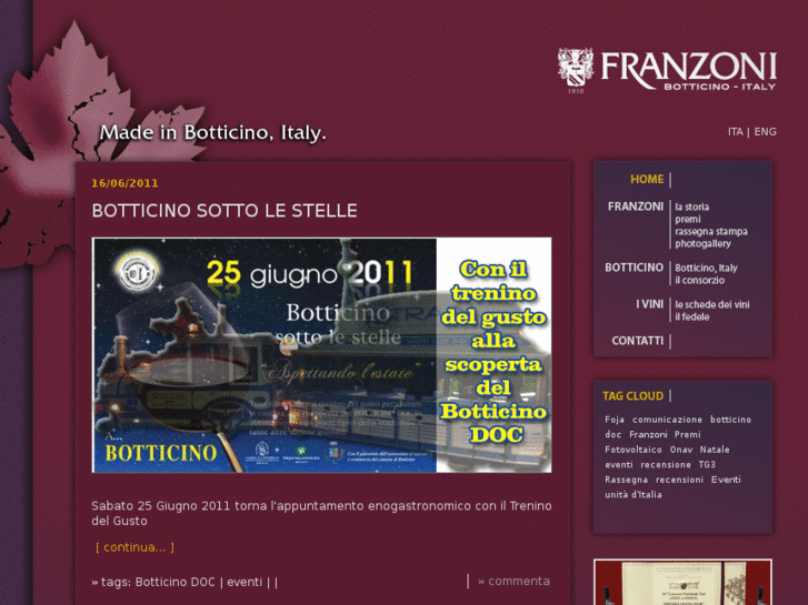 www.franzonibotticino.it