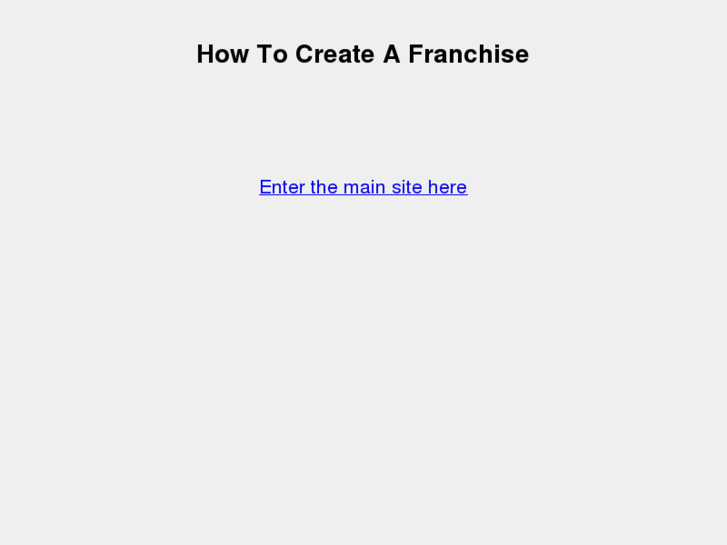 www.howtocreateafranchise.com