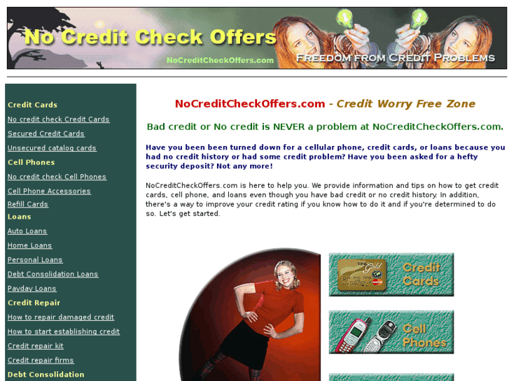 www.nocreditcheckoffers.com