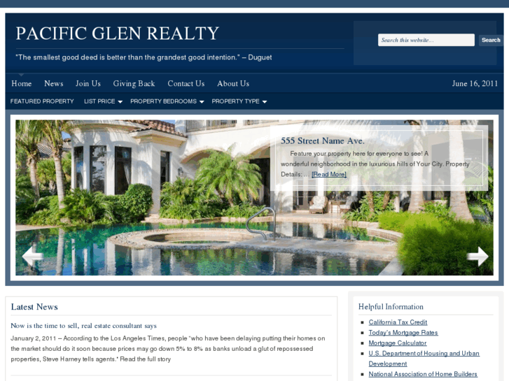 www.pacificglenrealty.com