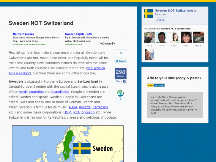 www.swedennotswitzerland.com