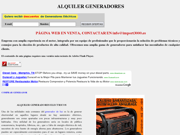 www.alquilergeneradores.es