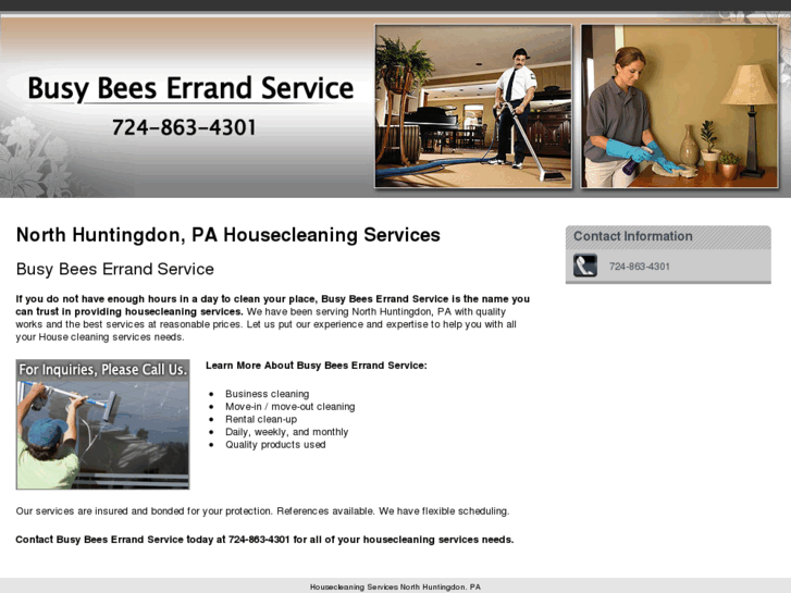 www.busybeeserrandservice.net