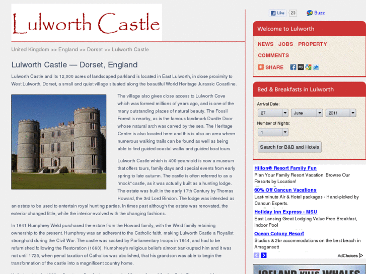 www.lulworthcastle.com