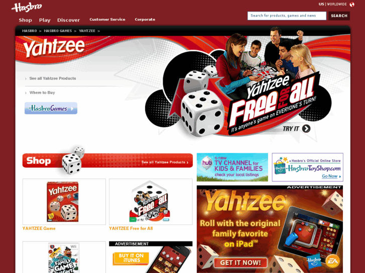 www.yahtzee.com