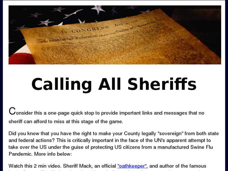 www.callingallsheriffs.info