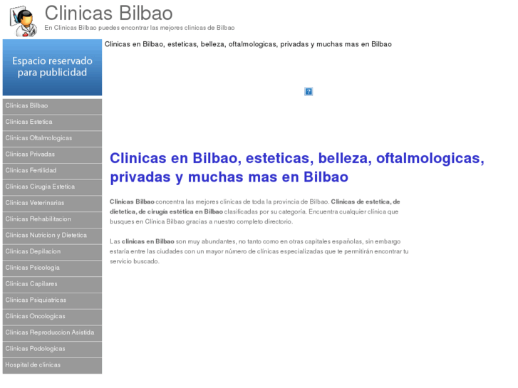 www.clinicasbilbao.com