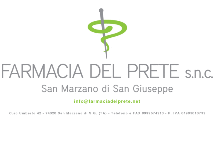 www.farmaciadelprete.net