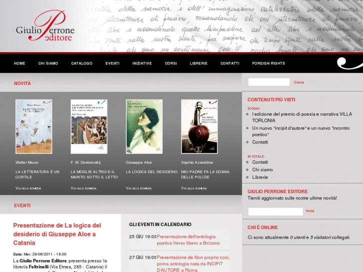 www.giulioperroneditore.it