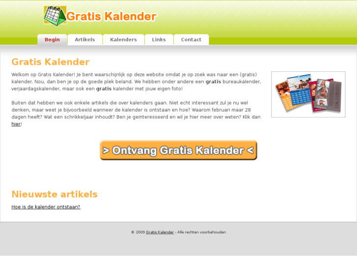 www.gratiskalender.nl