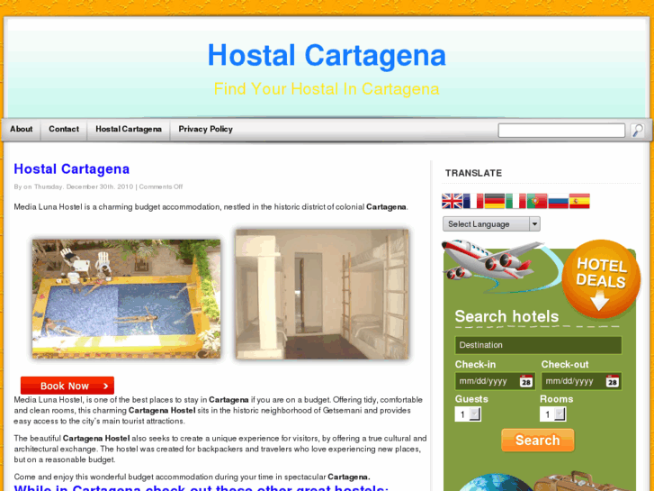 www.hostalcartagena.com