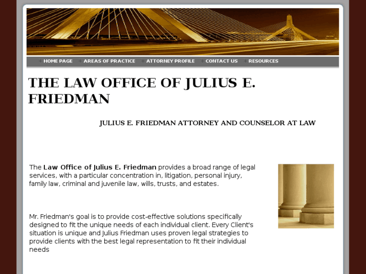 www.juliusfriedmanlaw.com