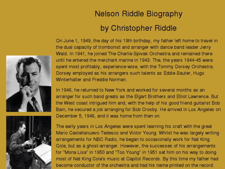 www.nelsonriddle.com