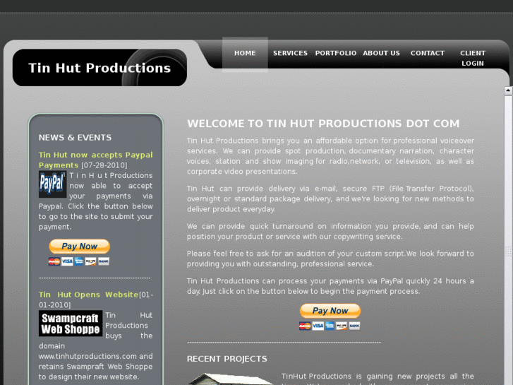 www.tinhutproductions.com