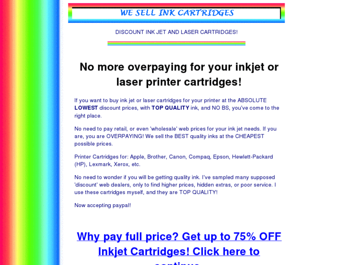 www.wesellinkcartridges.com