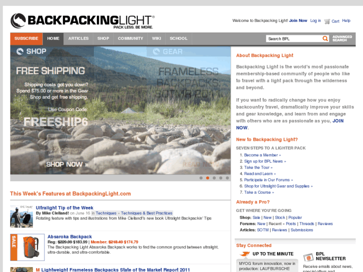 www.backpackinglight.com