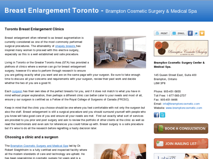 www.breastenlargementtoronto.net