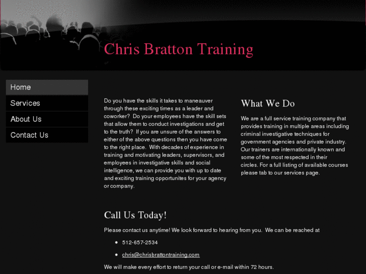 www.chrisbrattontraining.com