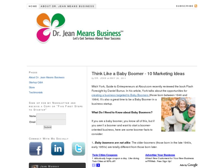 www.drjeanmeansbusiness.com