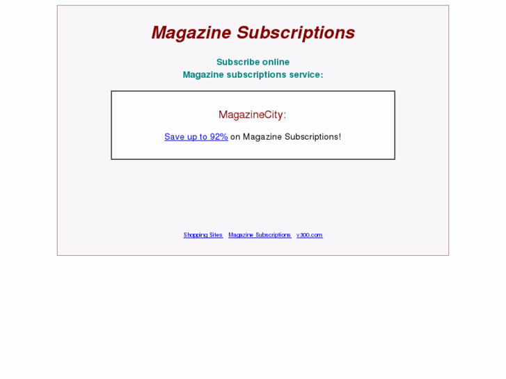 www.magazinesubscriptions.us