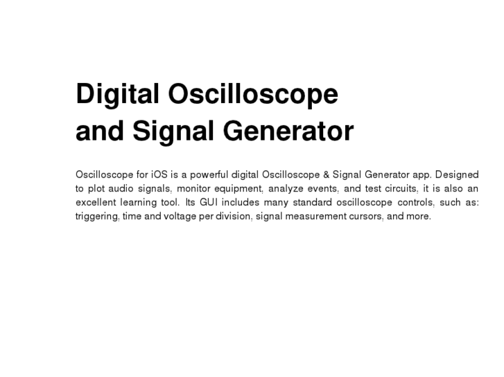 www.oscilloscopeapp.com