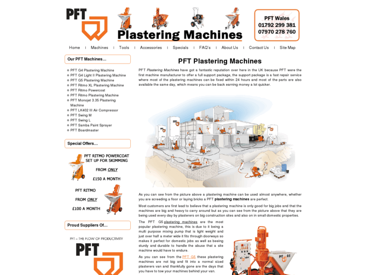 www.pftplasteringmachines.com