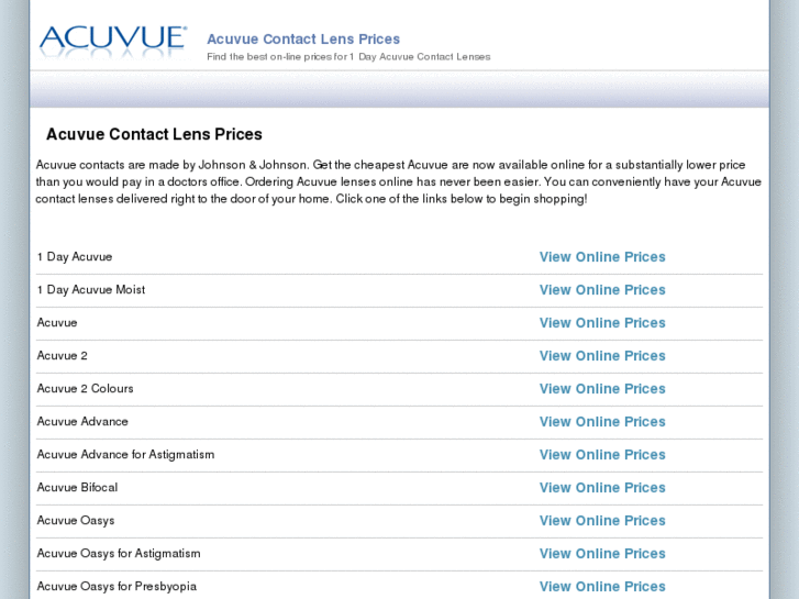 www.acuvuecontactlensprices.com