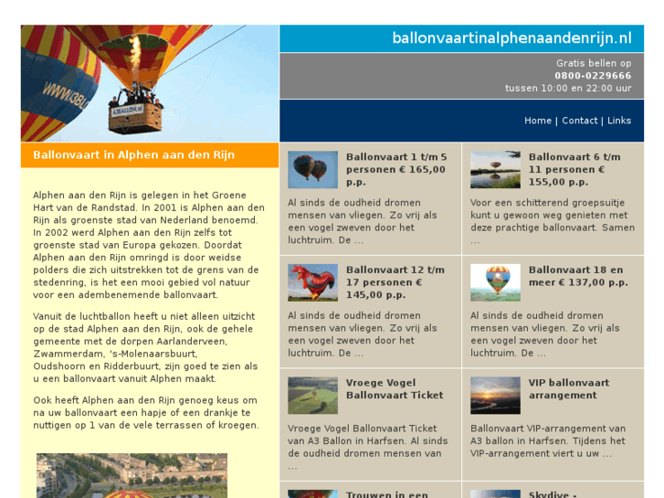 www.ballonvaartinalphenaandenrijn.nl