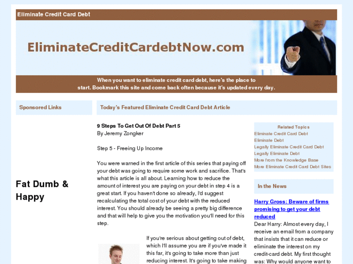 www.eliminatecreditcardebtnow.com