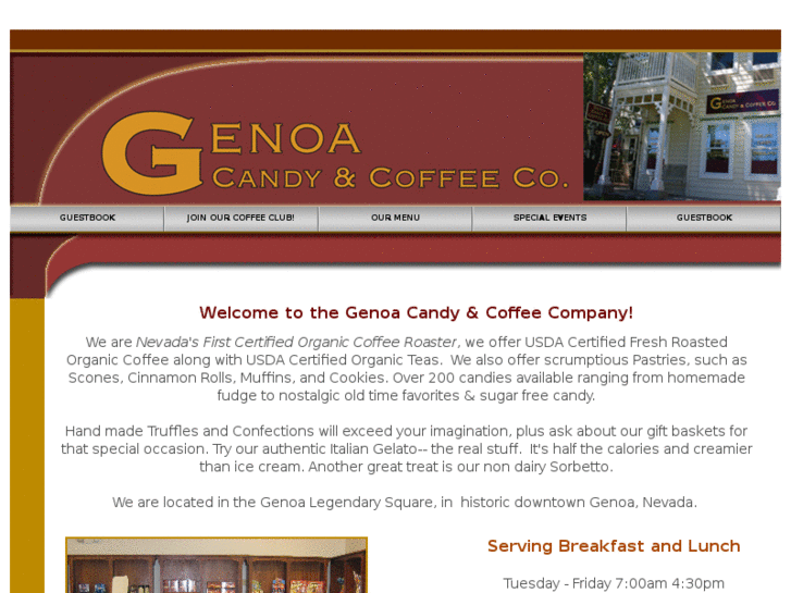 www.genoacandyandcoffeecompany.com