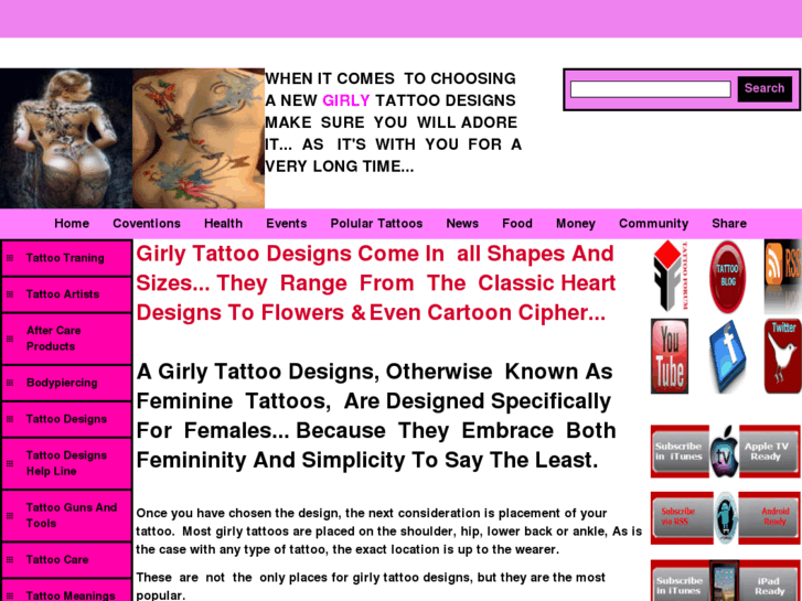 www.girlytattoodesigns.net