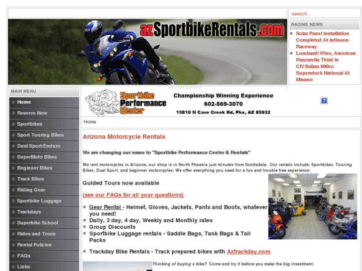 www.azsportbikerentals.com