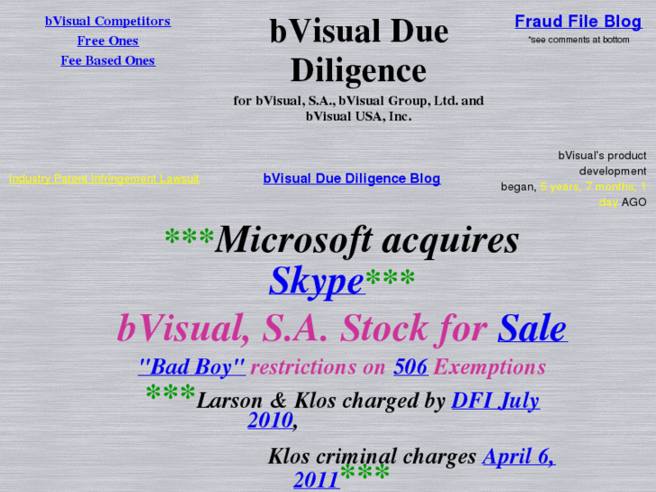 www.bvisualduediligence.com