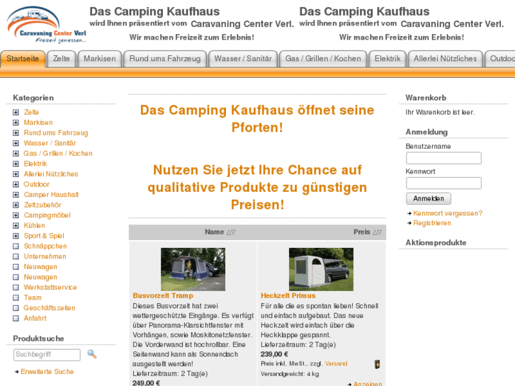 www.camping-kaufhaus.com