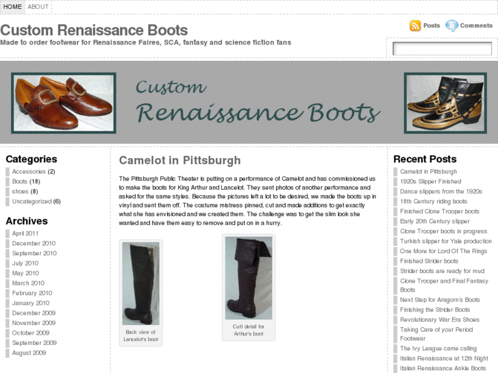 www.customrenaissanceboots.com