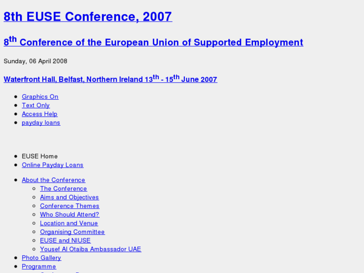 www.euseconference2007.org