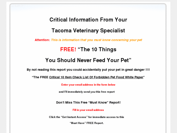 www.tacomaveterinary.com