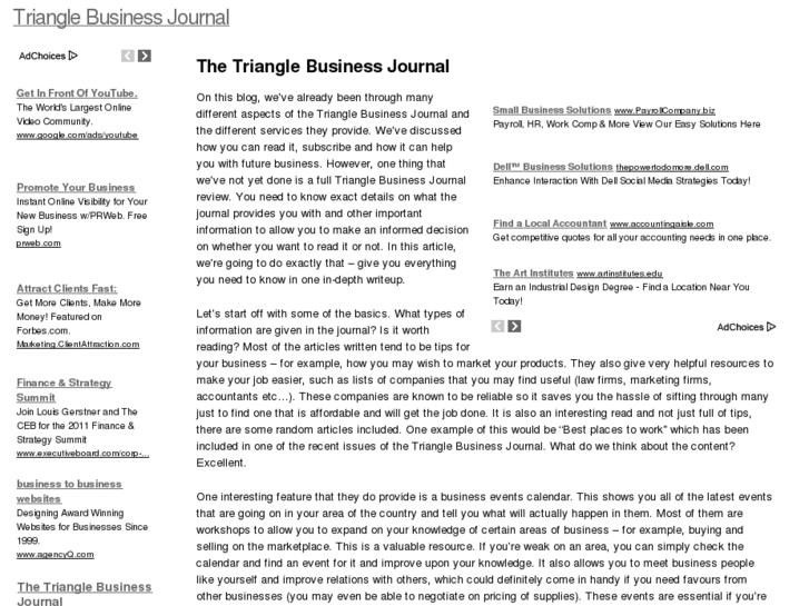 www.trianglebusinessjournal.org