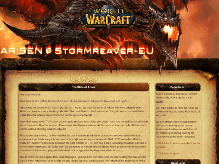 www.arisen-guild.eu